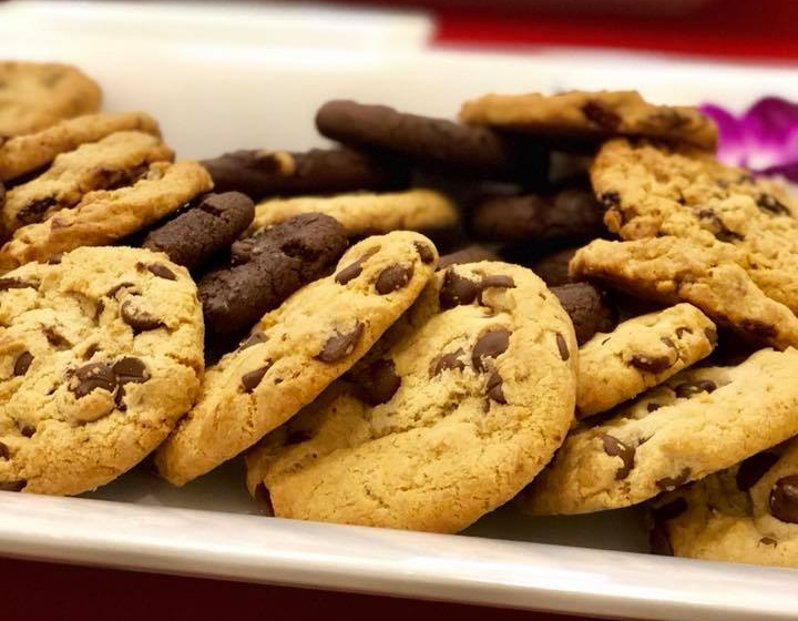 Cookies on a tray